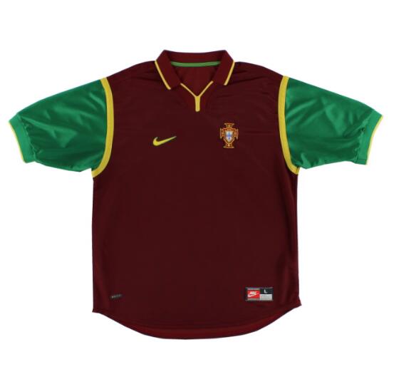 1999-2000 Portugal Retro Home Kit Soccer Jersey